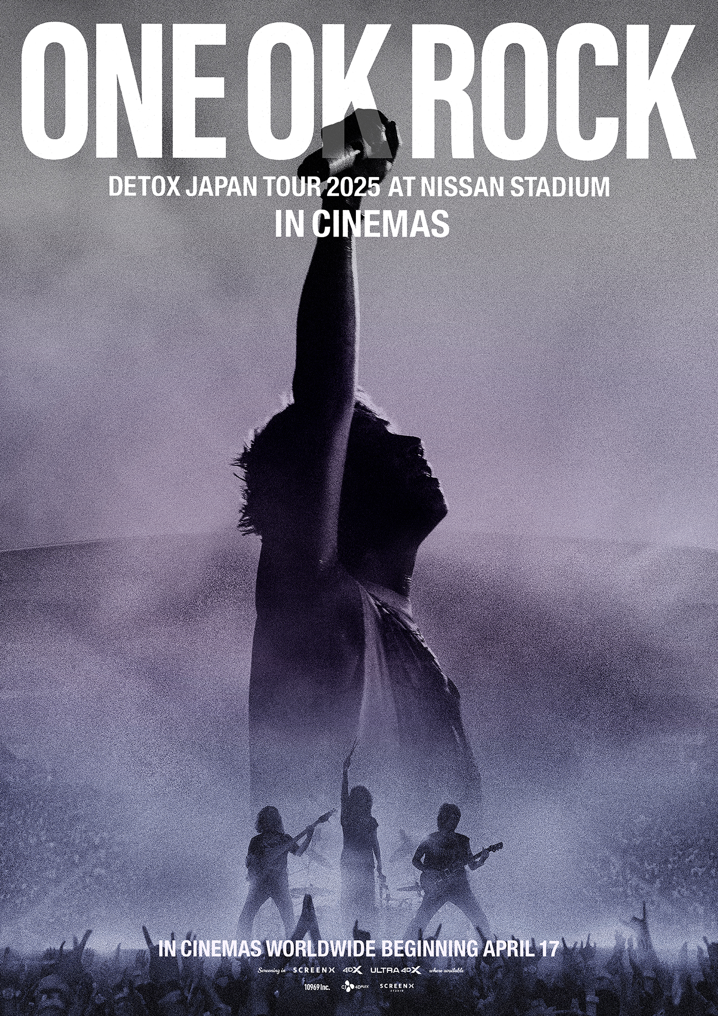 Filmplakat zu One Ok Rock Detox Japan Tour 2025 in Cinemas