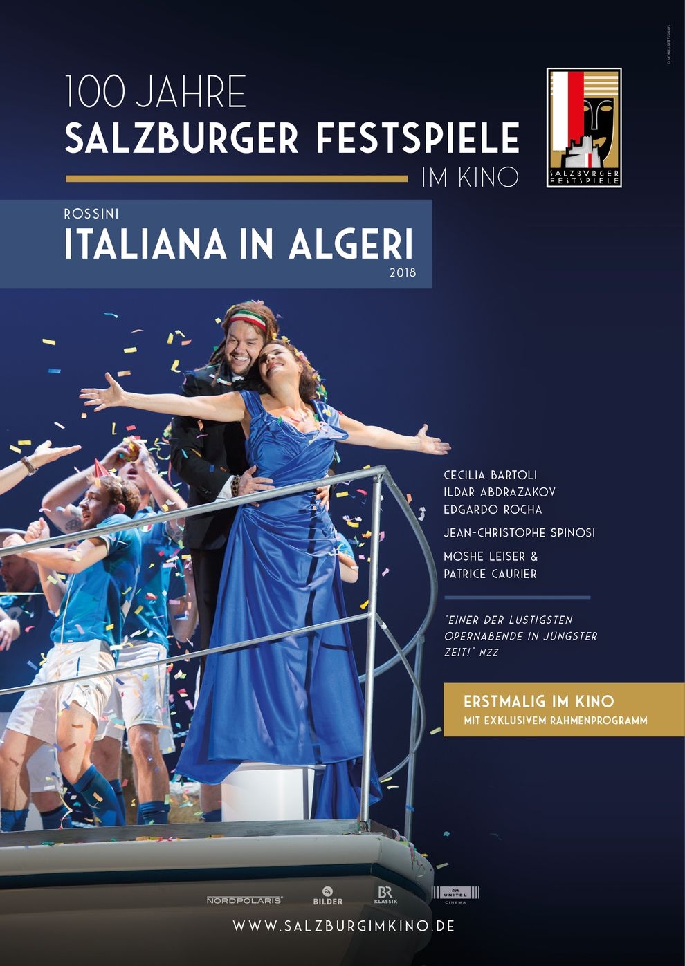 Filmplakat zu Salzburg im Kino 20/21: Rossini - Italiana in Algeri (2018)
