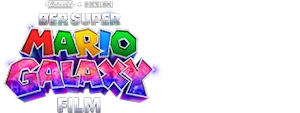 Schriftzug Der SUper Mario Galaxy Film
