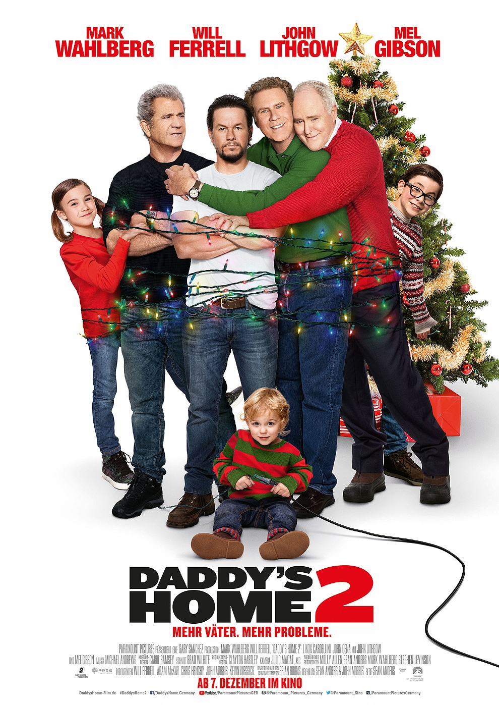 Filmplakat zu Daddy's Home 2 - Mehr Väter, mehr Probleme.
