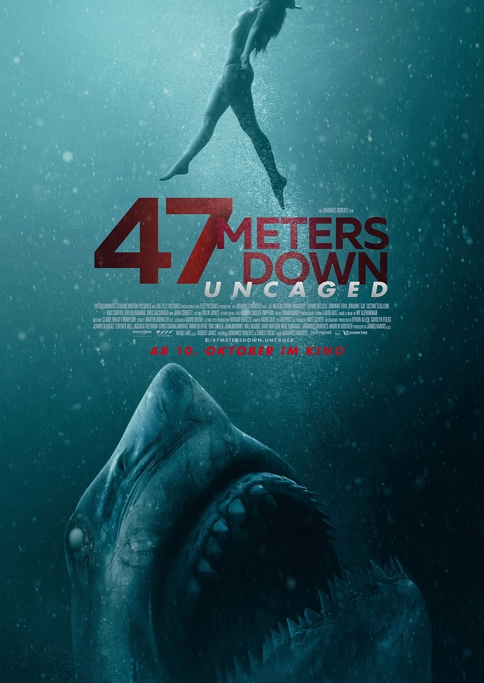 Filmplakat zu 47 Meters Down: Uncaged