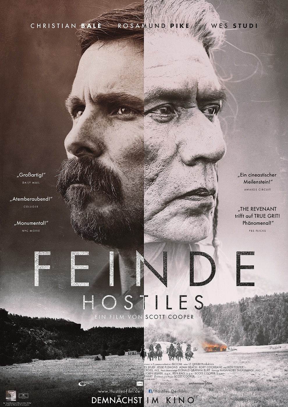 Filmplakat zu Feinde - Hostiles