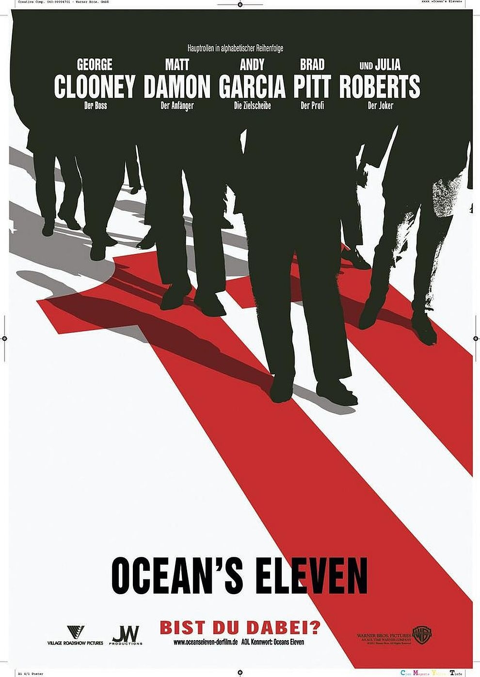Filmplakat zu Ocean's Eleven