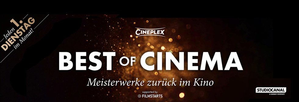 Banner Best of Cinema Reihe - jeden ersten Dienstag im Monat