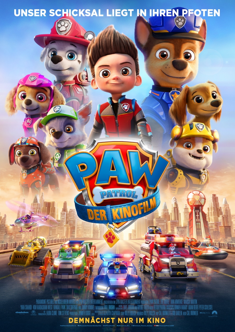 Filmplakat zu Paw Patrol - Der Kinofilm