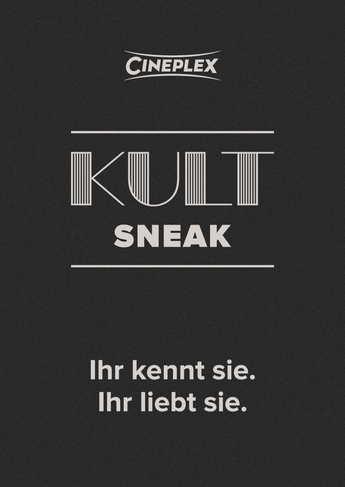 Filmplakat zu Kult-Sneak