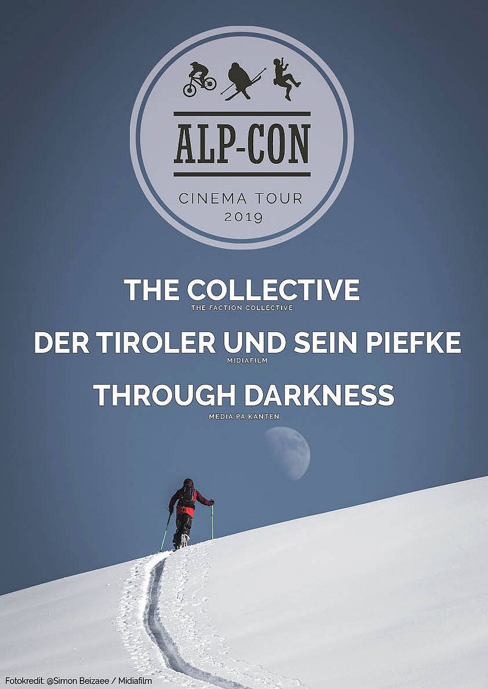 Filmplakat zu Alp-Con CinemaTour 2019: SNOW