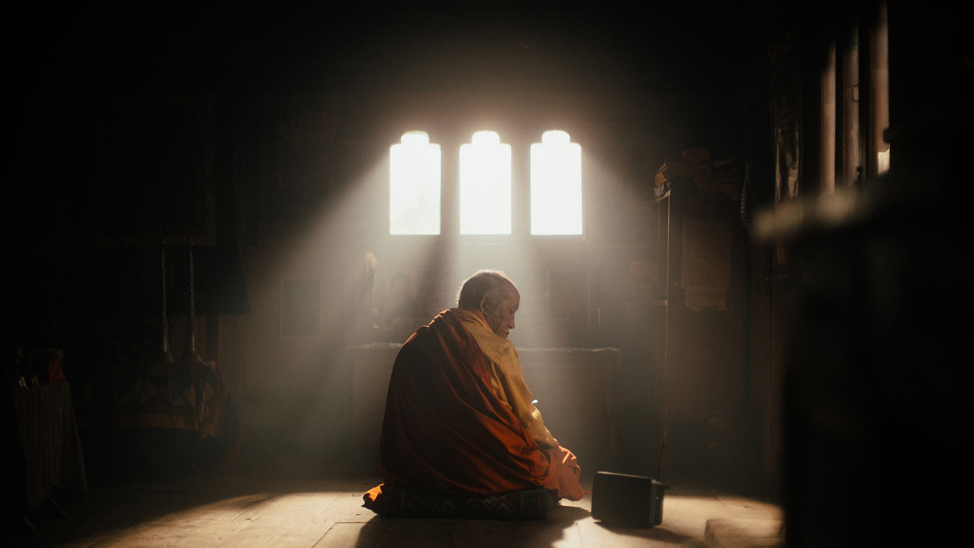 Szenenbild zu The Monk & The Gun - Was will der Lama mit dem Gewehr?