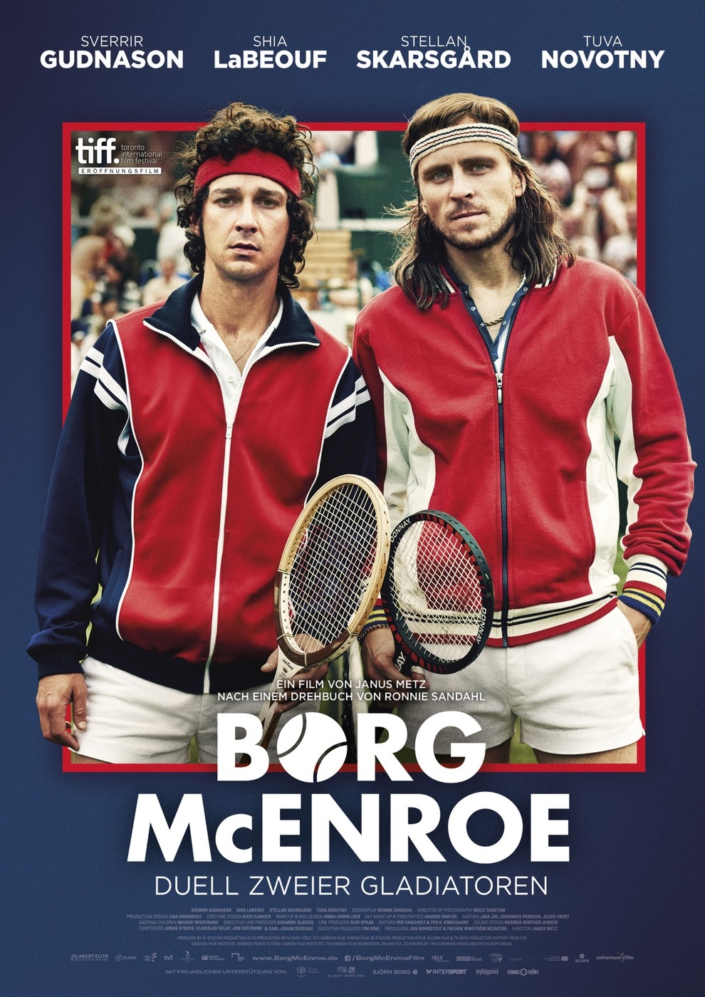 Filmplakat zu Borg/McEnroe - Duell zweier Gladiatoren