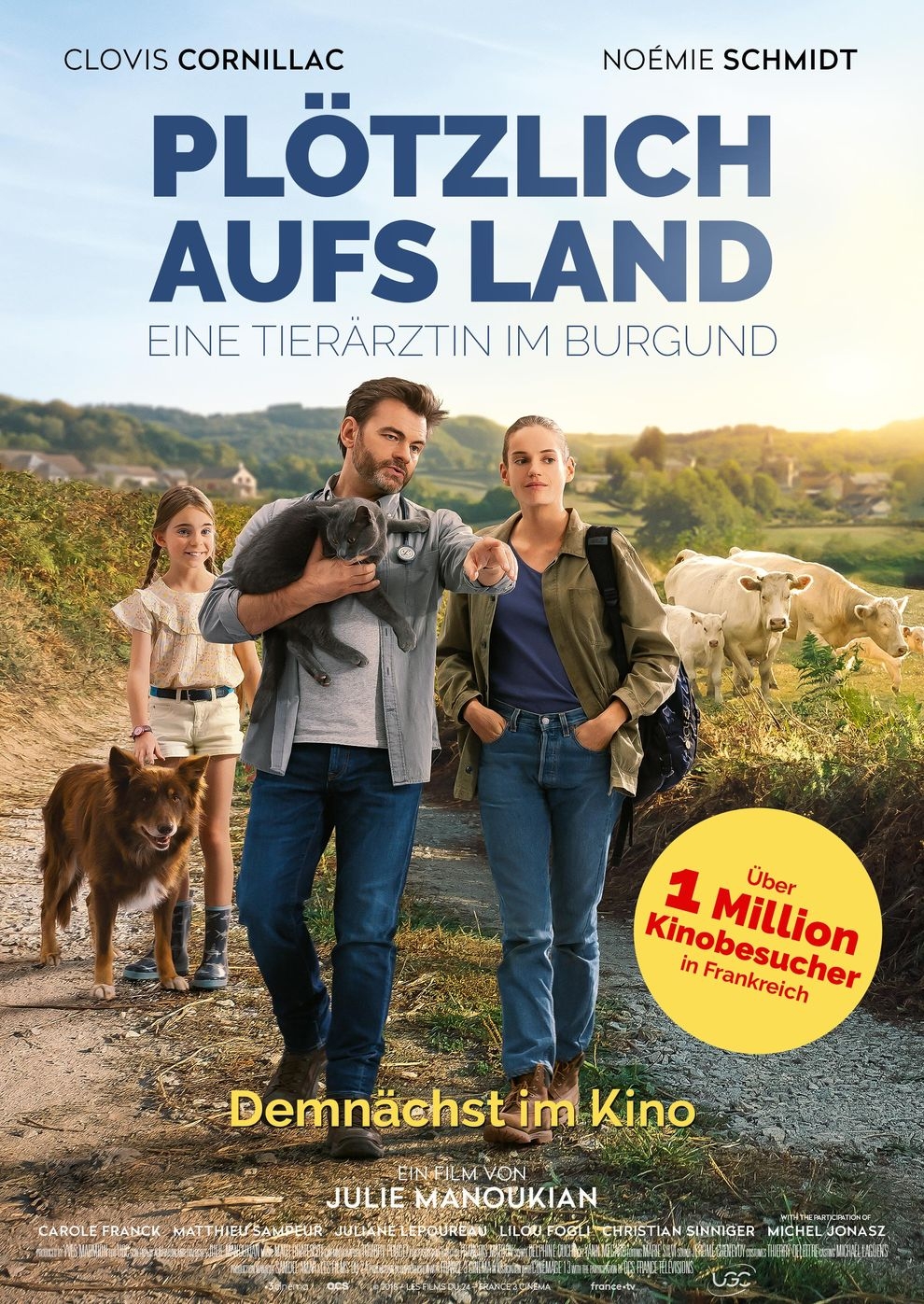 Filmplakat zu Plötzlich aufs Land - Eine Tierärztin im Burgund
