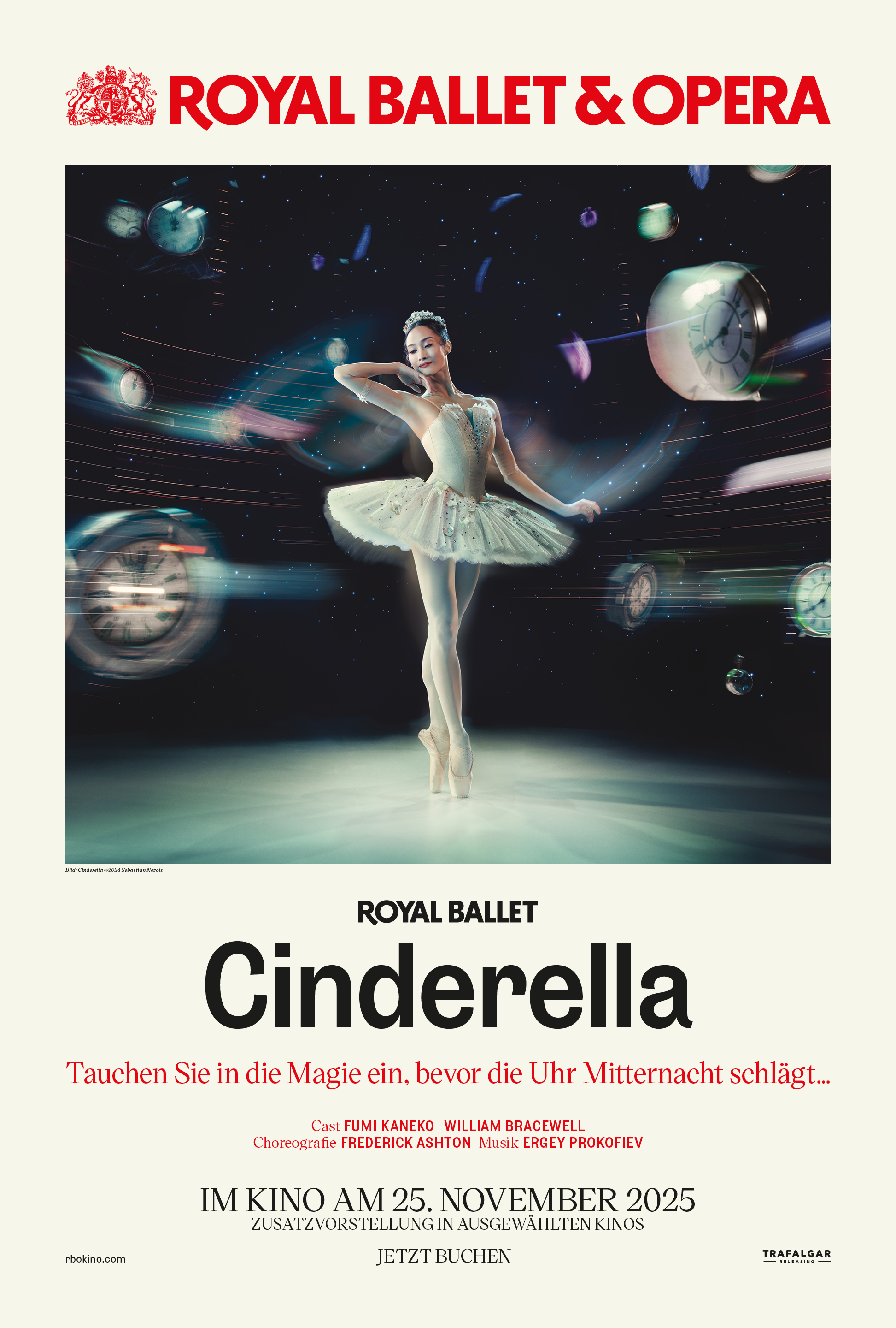 Filmplakat zu RBO 2025/26: Cinderella (2024) (Royal Ballet)(Aufz.)
