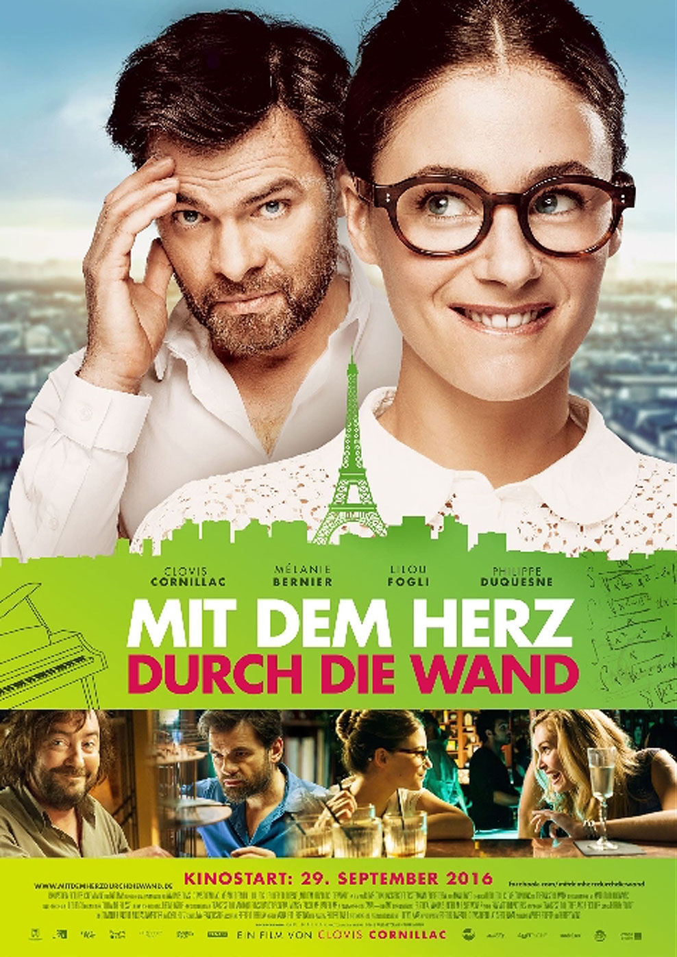 Filmplakat zu Mit dem Herz durch die Wand