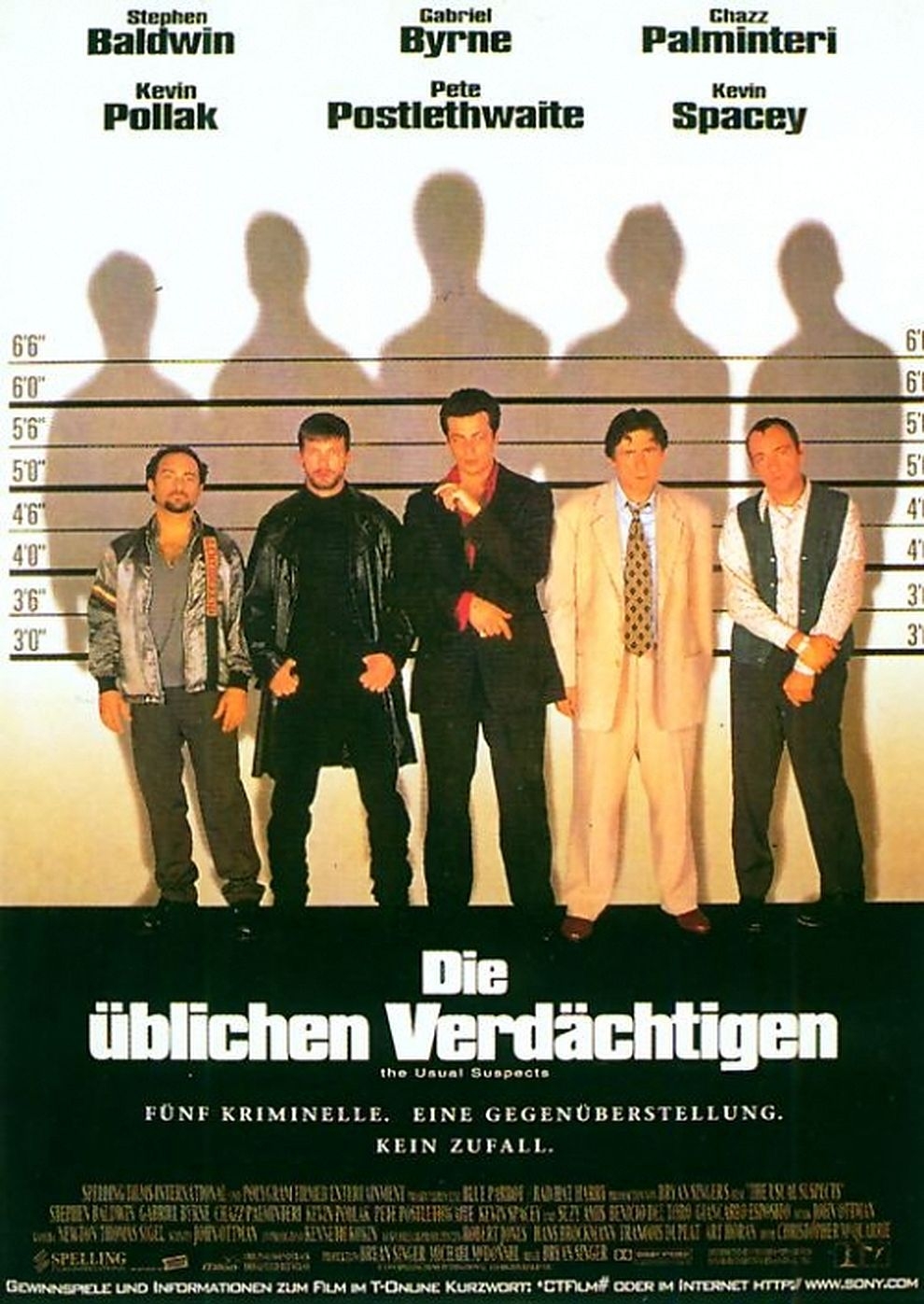 Filmplakat zu Die üblichen Verdächtigen