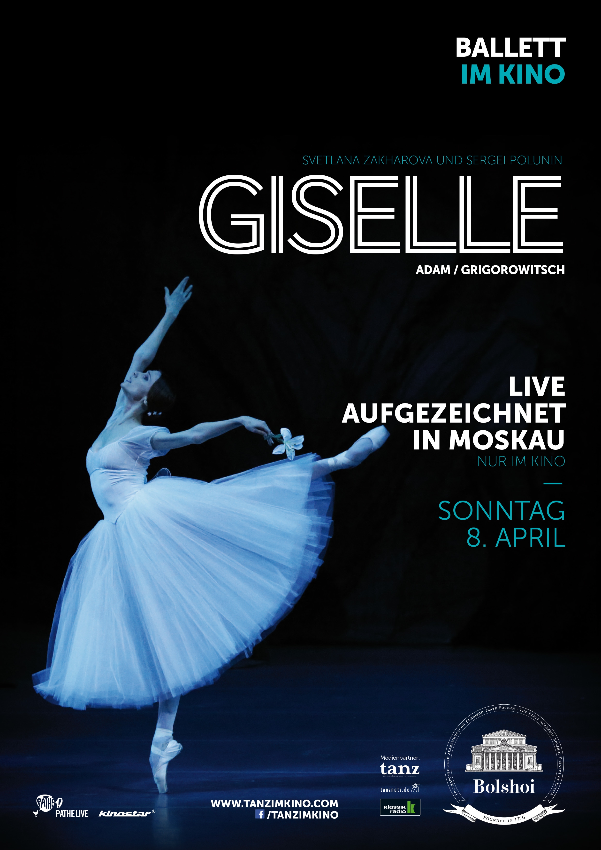 Filmplakat zu Bolshoi Ballett: Giselle (2017/18)
