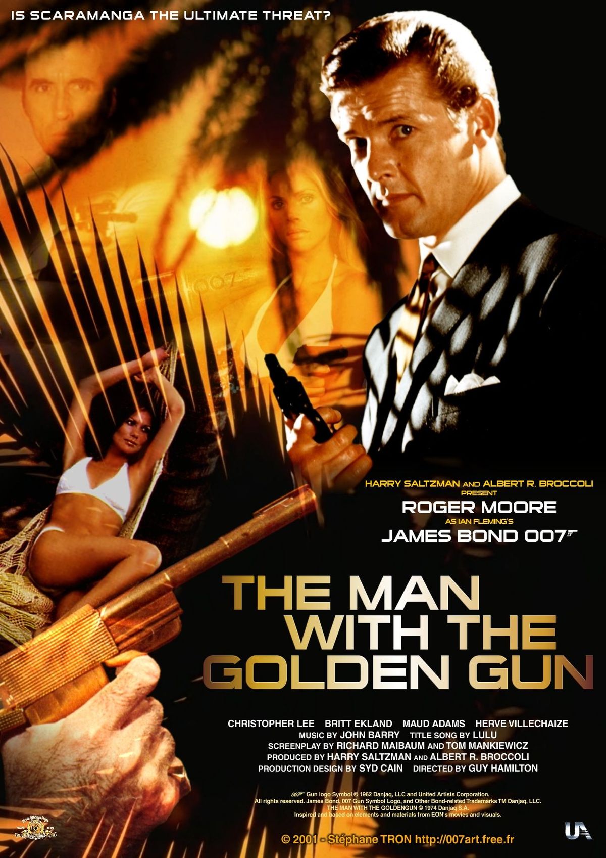 Filmplakat zu James Bond 007: Der Mann mit dem goldenen Colt