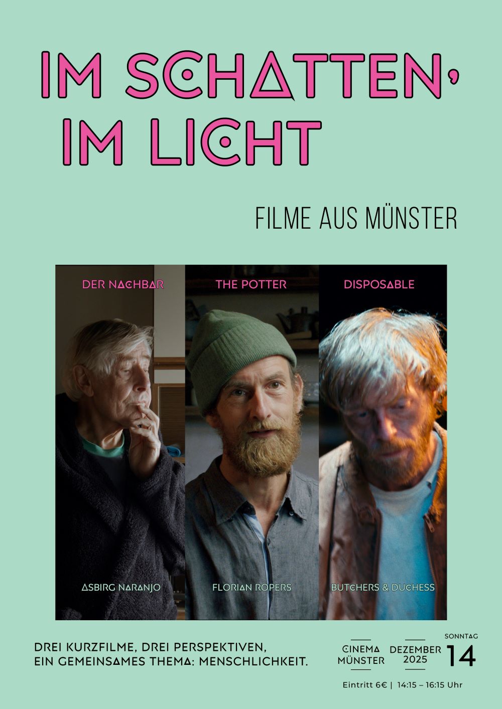 Filmplakat zu Im Schatten, im Licht - Filme aus Münster