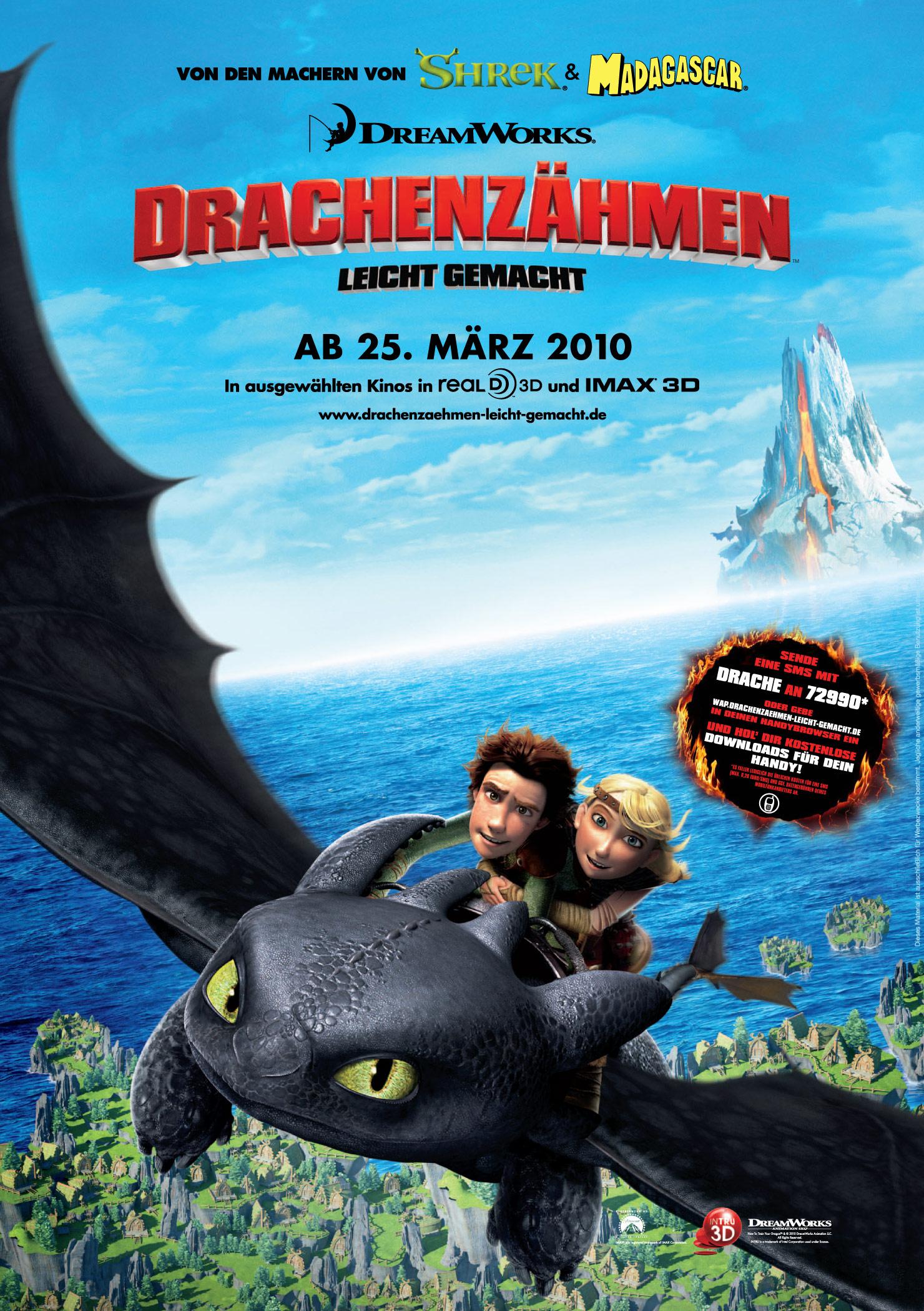 Filmplakat zu Drachenzähmen leicht gemacht (2010)