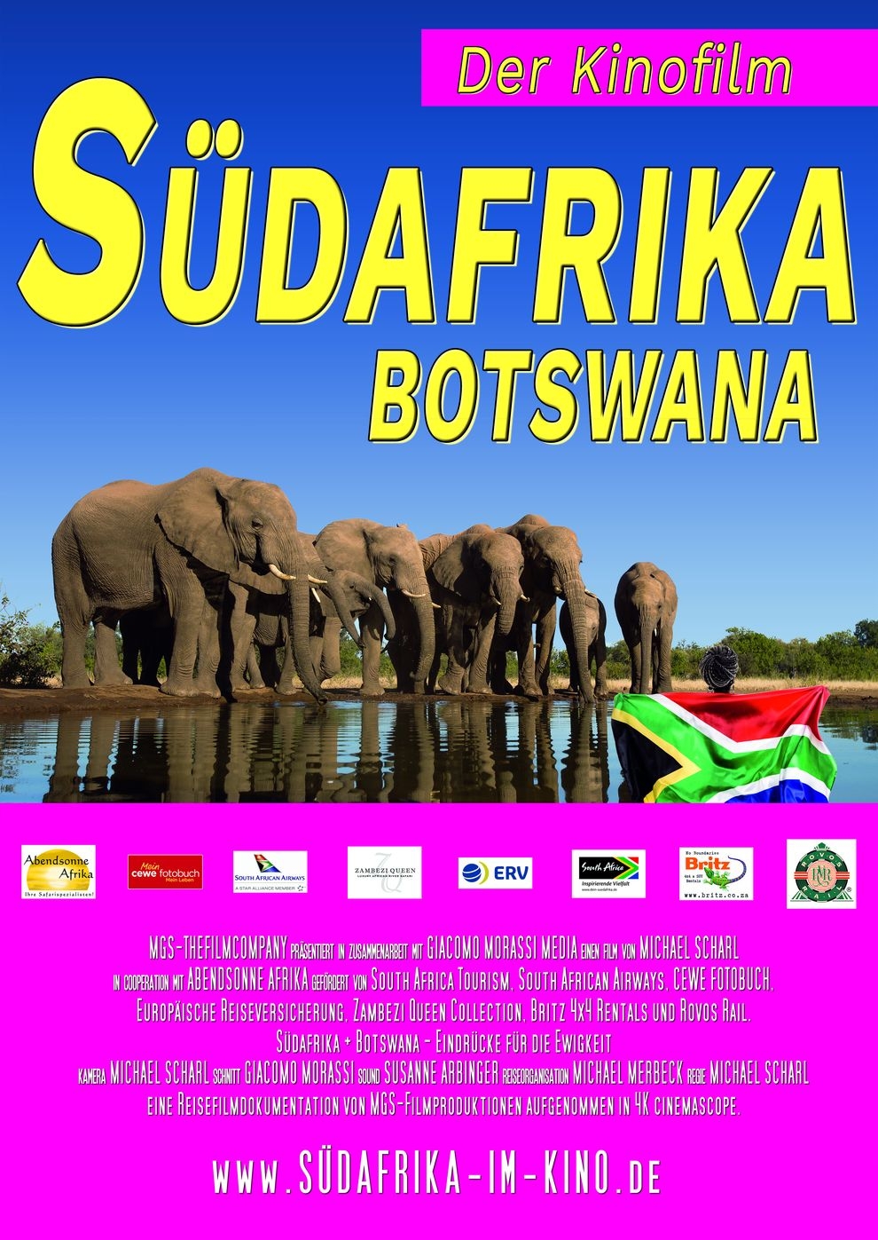Filmplakat zu Südafrika im Kino