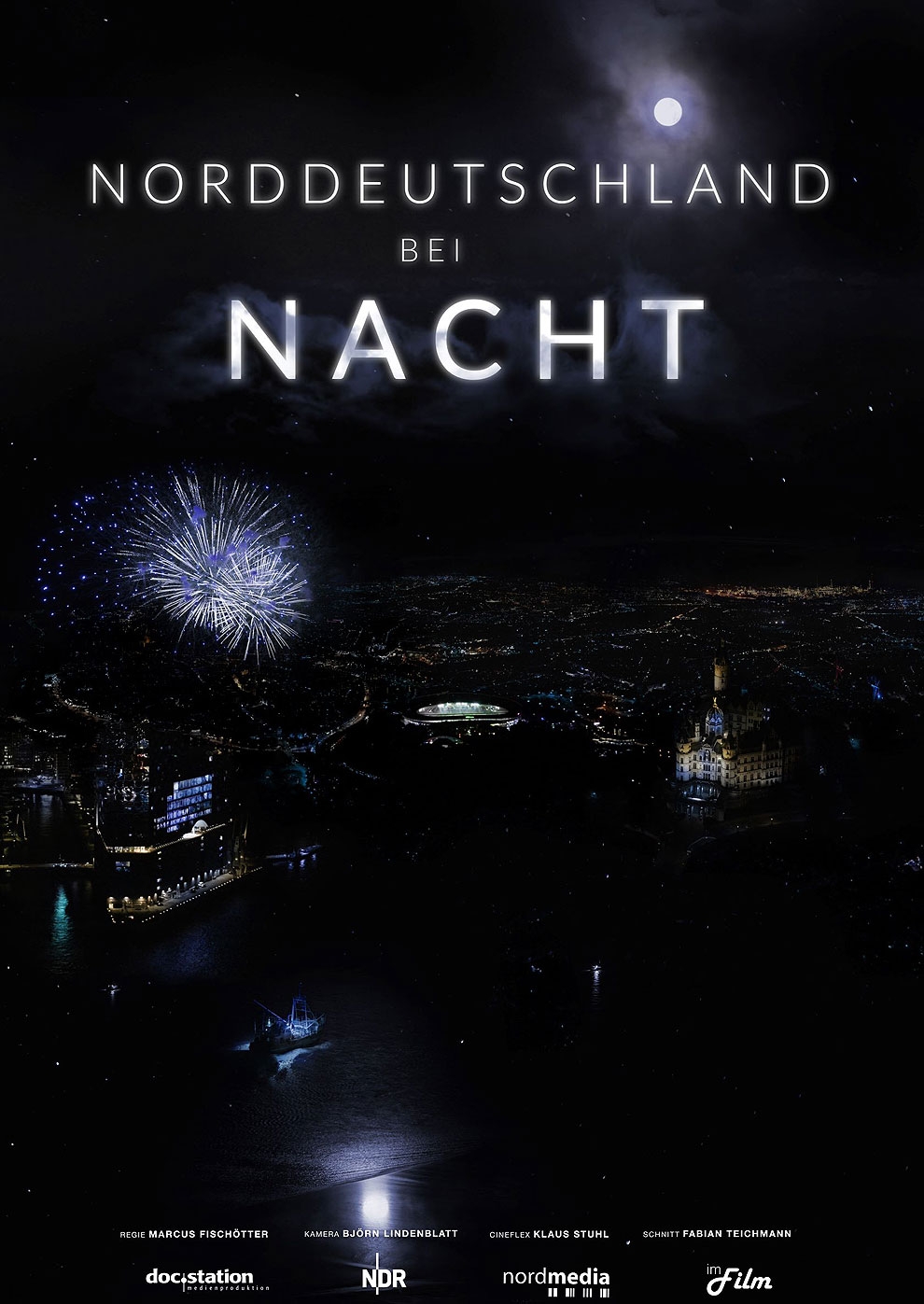 Filmplakat zu Norddeutschland bei Nacht