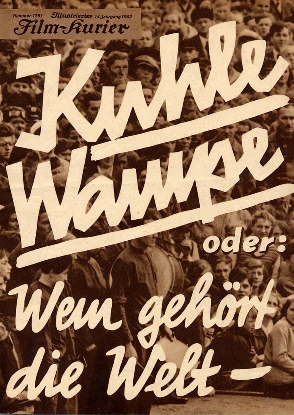 Filmplakat zu Kuhle Wampe