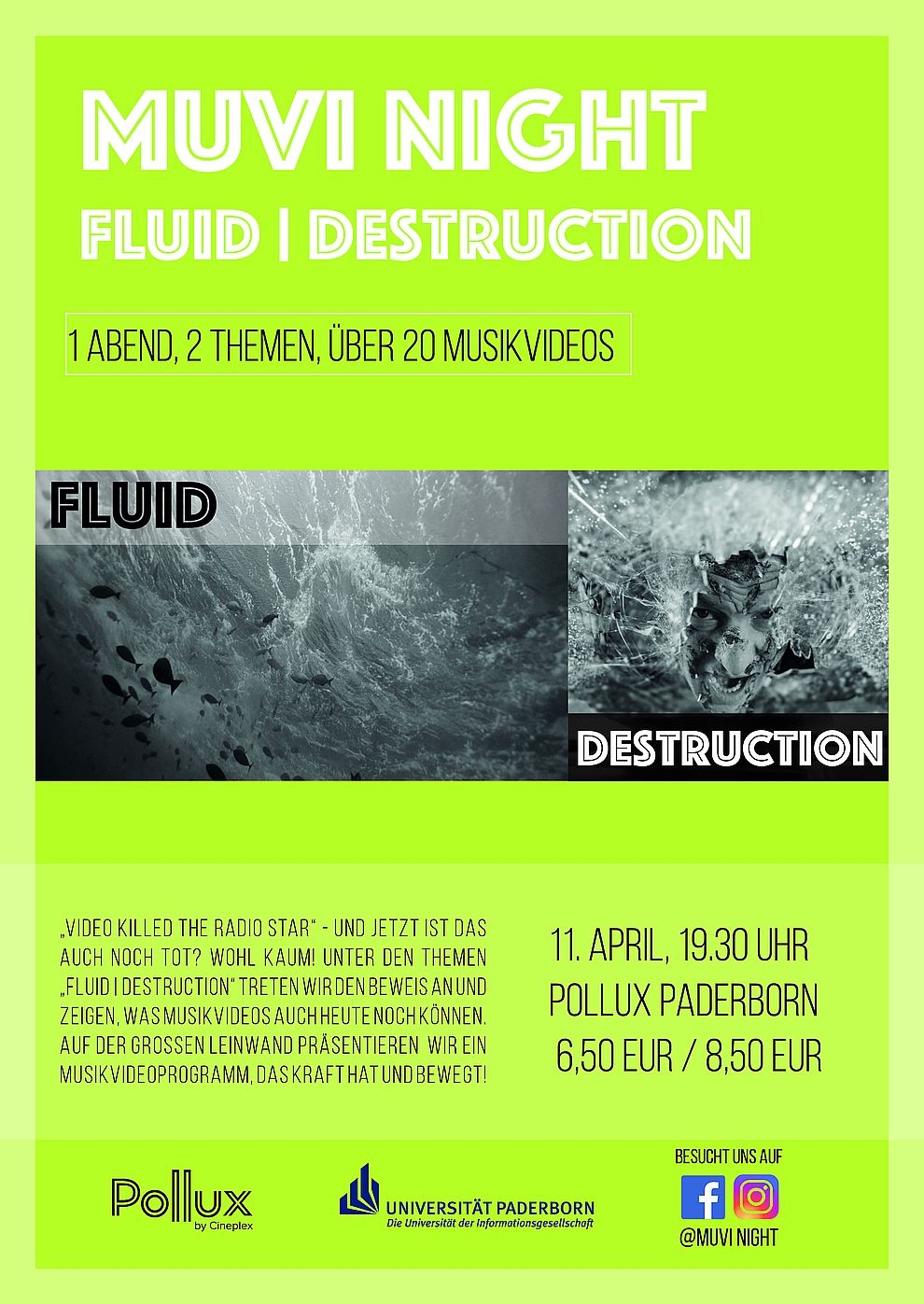 Filmplakat zu MuVi Night - FLUID | DESTRUCTION