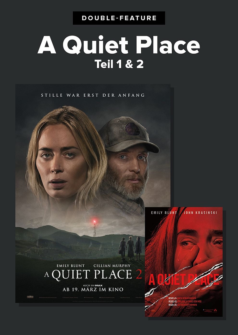 Filmplakat zu Double: A Quiet Place 1 + 2 OV