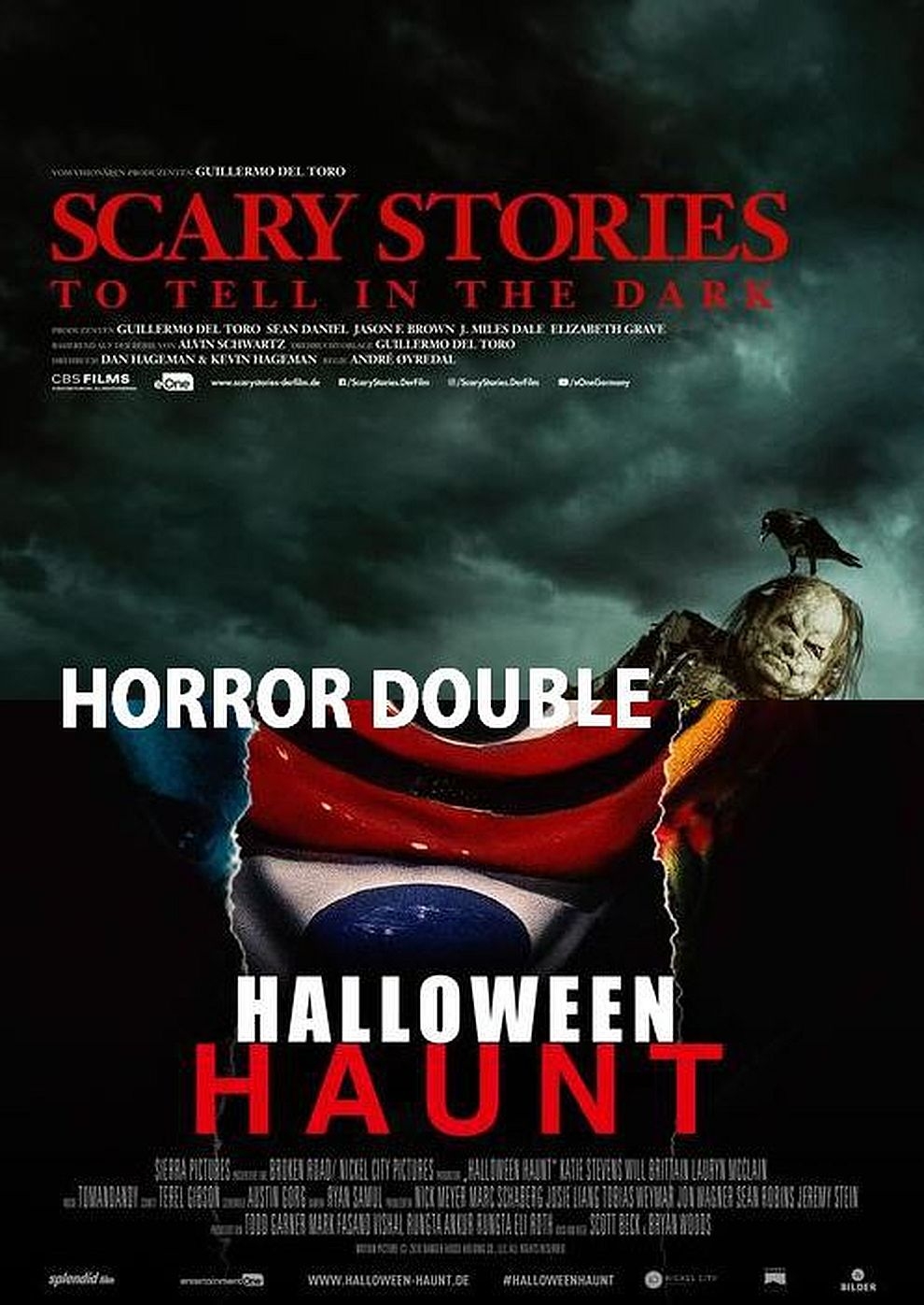 Filmplakat zu Horror-Double: Halloween Haunt + Scary Stories to Tell in the Dark