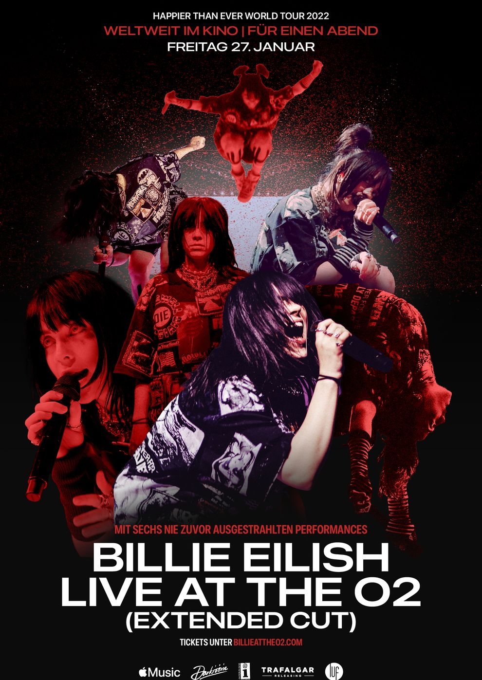 Filmplakat zu Billie Eilish live at o2 (Extended cut)