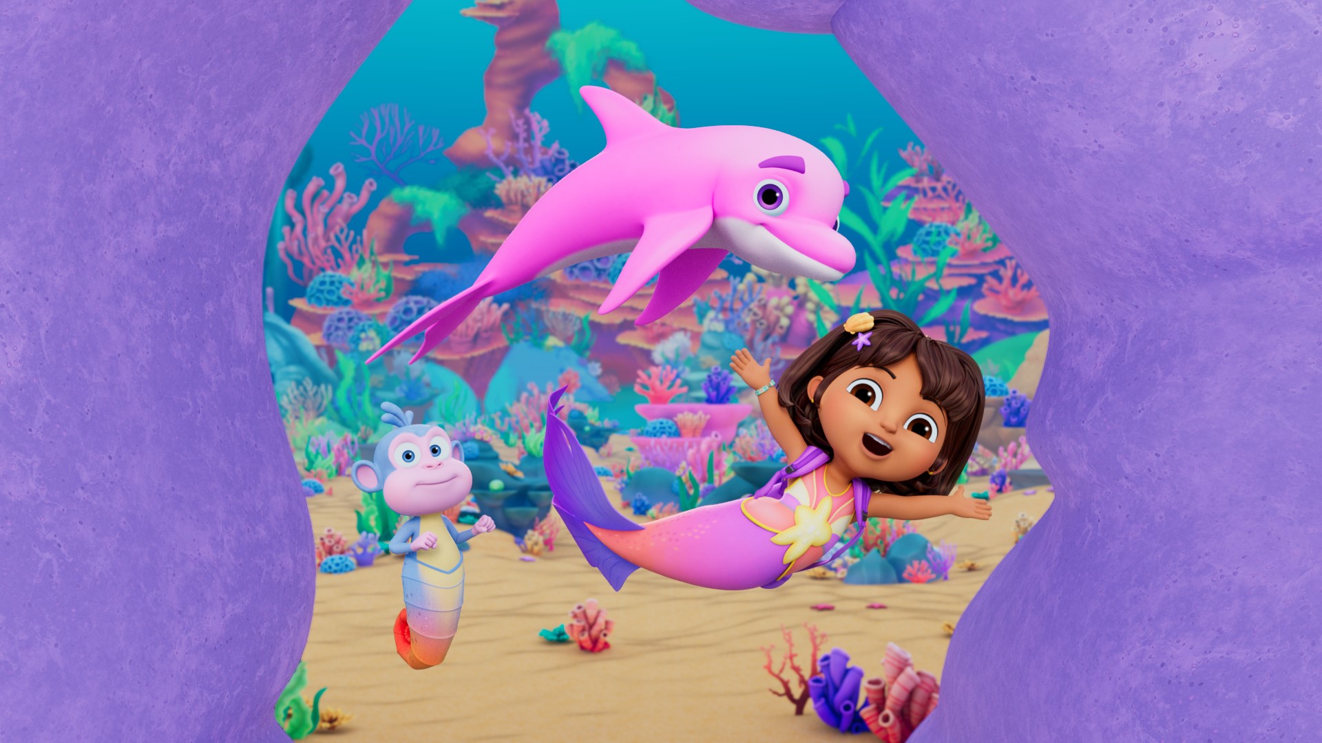 Szenenbild zu Doras magische Meerjungfrauen Abenteuer