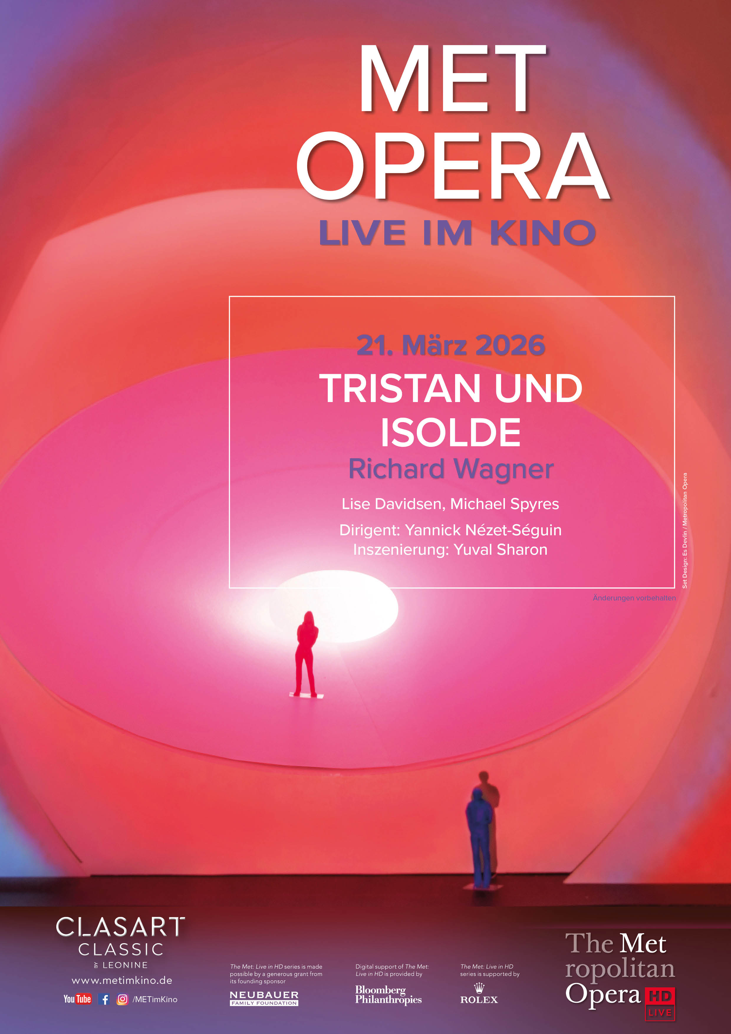 Filmplakat zu Met Opera 2025/26: Richard Wagner Tristan und Isolde
