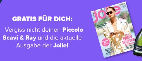 Kino First - Gratis für dich: Vergiss nicht deinen Piccolo Scavi & Ray und die aktuelle Ausgabe der Jolie!