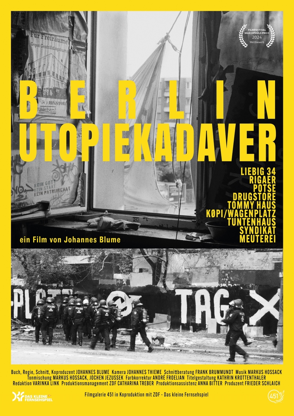 Filmplakat zu Berlin Utopiekadaver