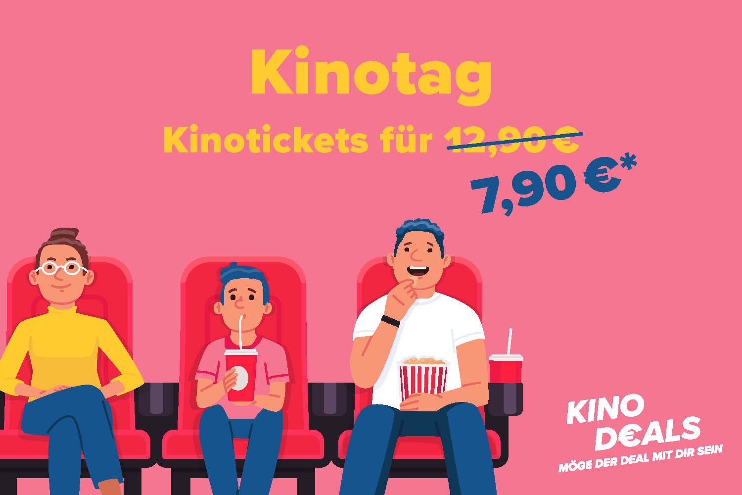 Hier sieht man eine Grafik, die erklärt, wo wann Kinotag ist. 