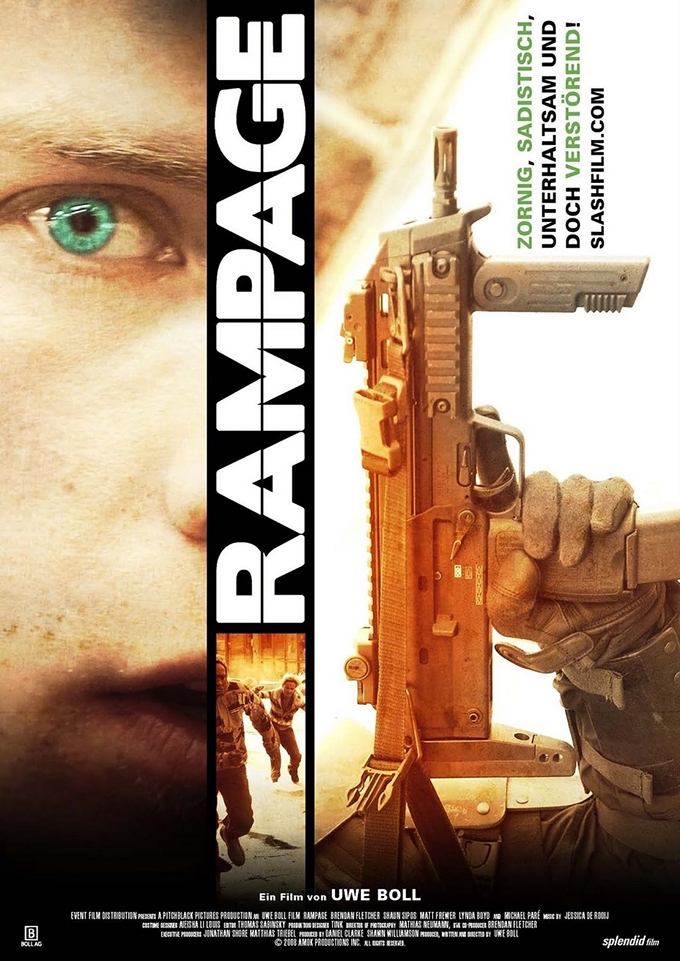 Filmplakat zu Rampage - Rache ist unbarmherzig