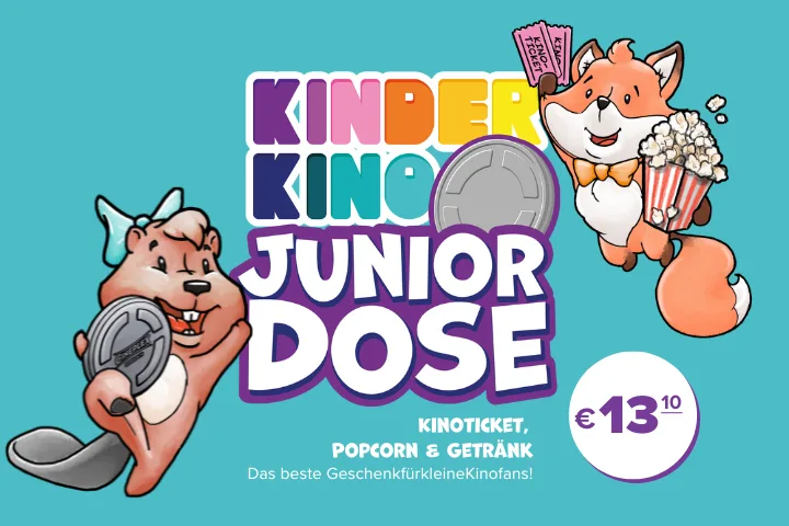 Junior Dose mit Bonnie und Dietrich dem Filmfuchs