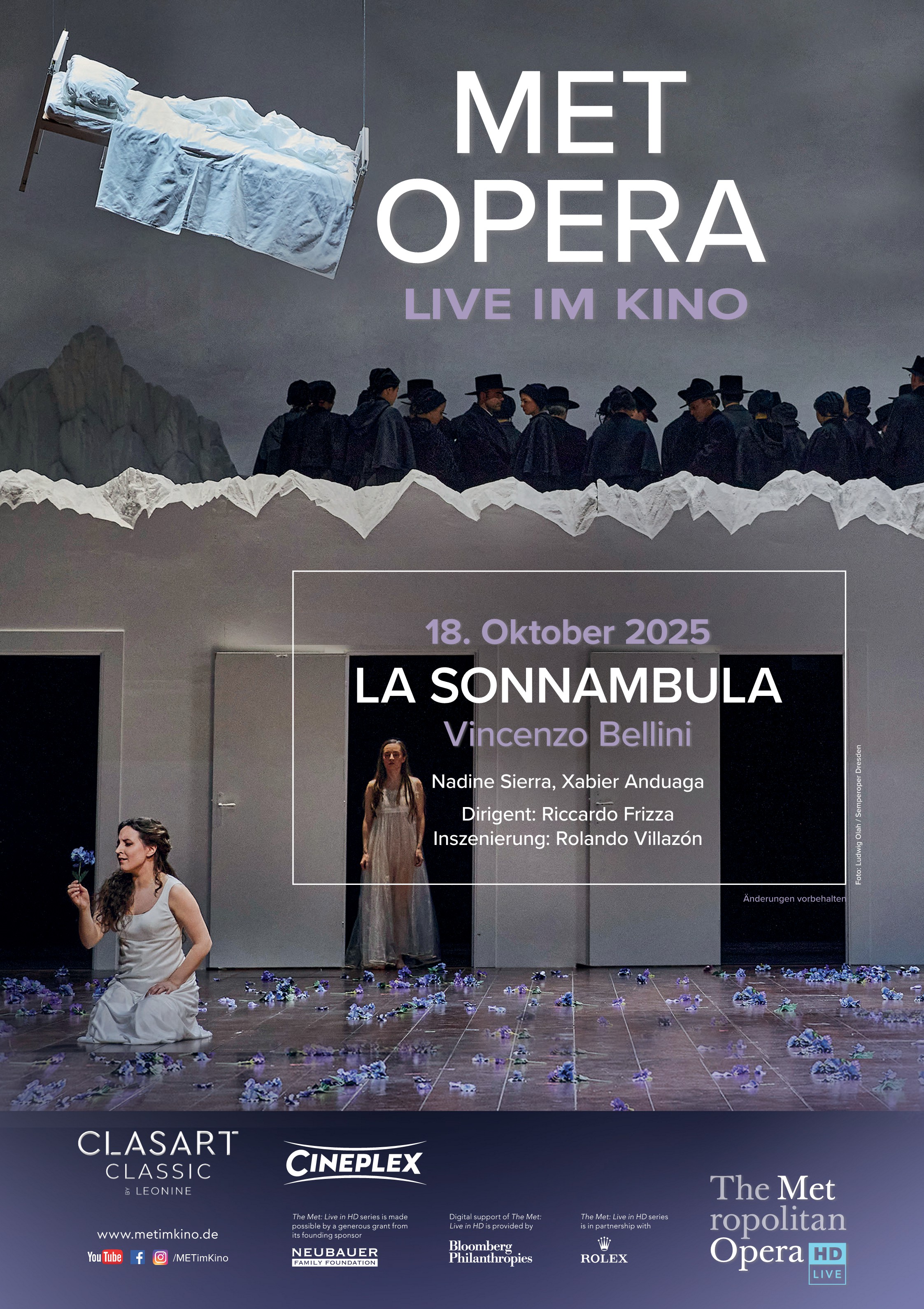 Filmplakat zu Met Opera 2025/26: Vincenzo Bellini La Sonnambula