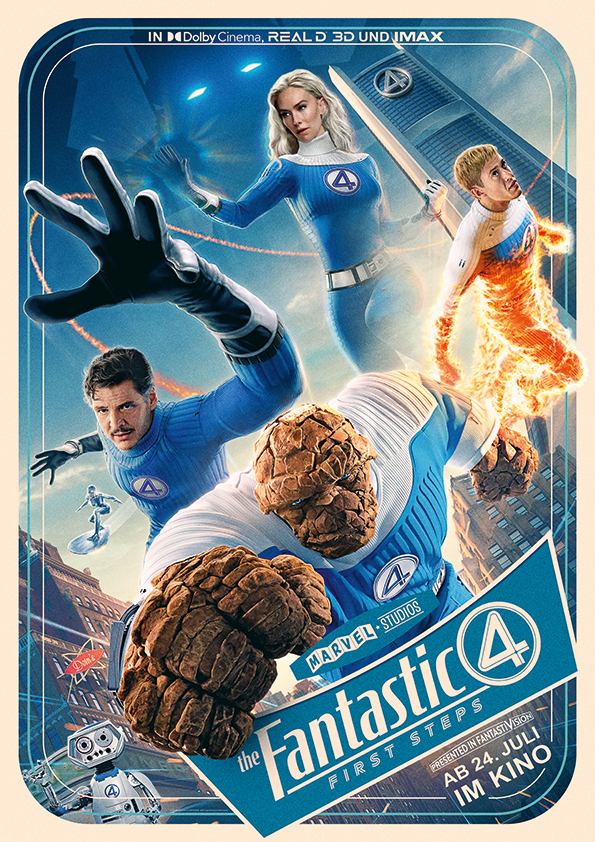 Filmplakat zu The Fantastic Four: First Steps