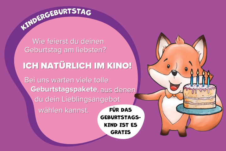 Fuchs der über der Torte ist