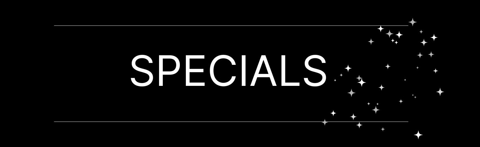 Event Banner mit Text Specials