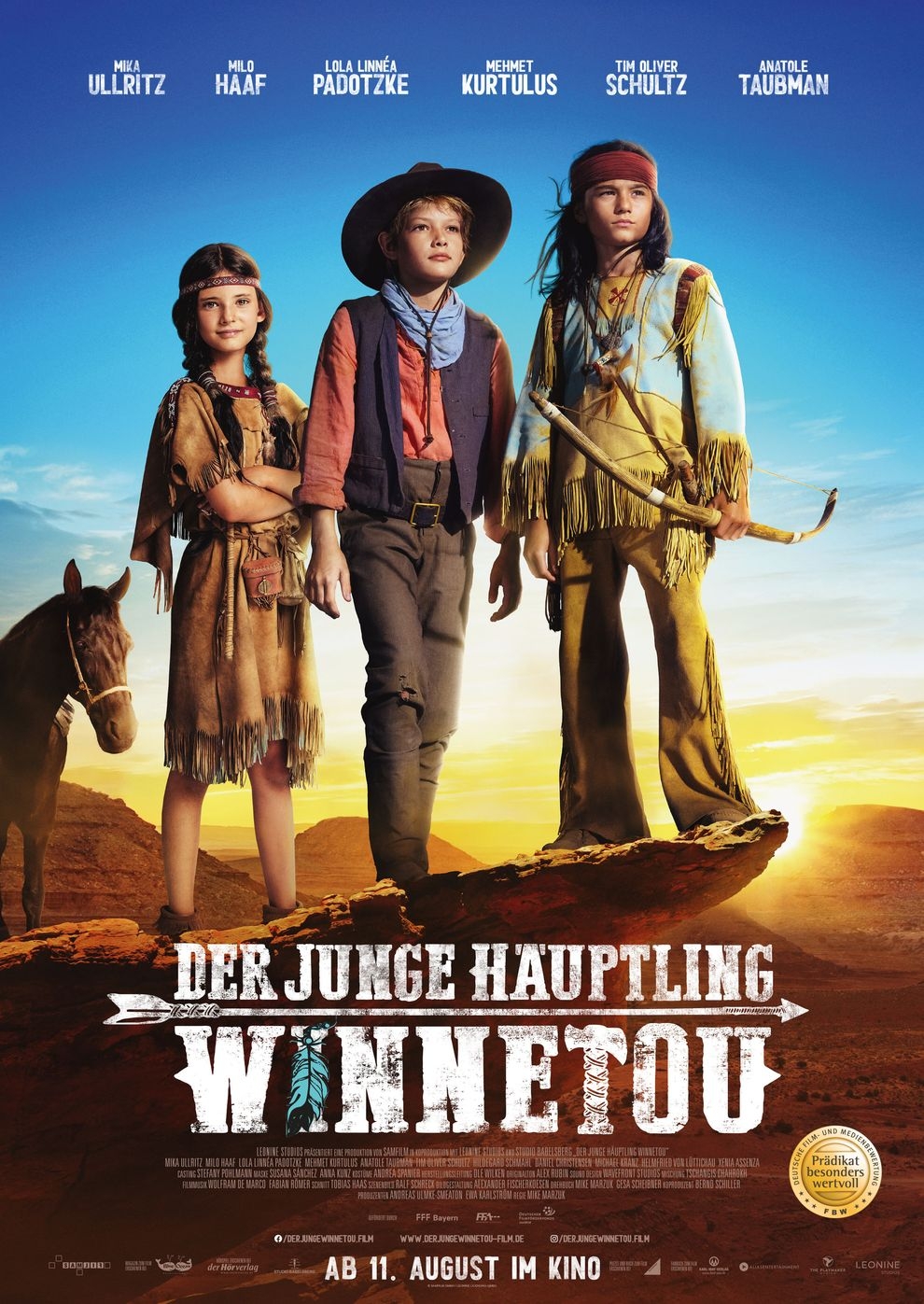 Filmplakat zu Der junge Häuptling Winnetou