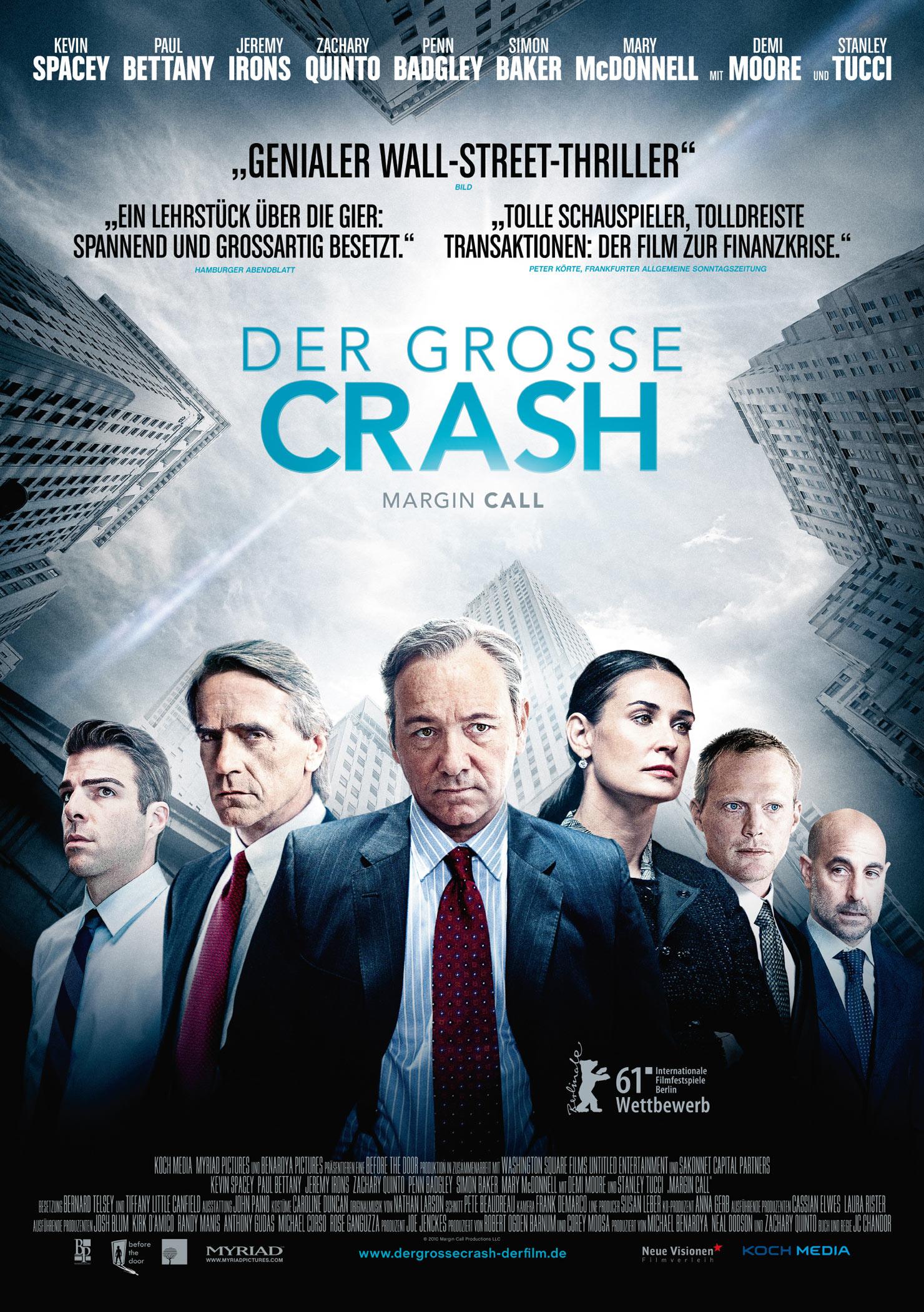 Filmplakat zu Der Grosse Crash - MARGIN CALL