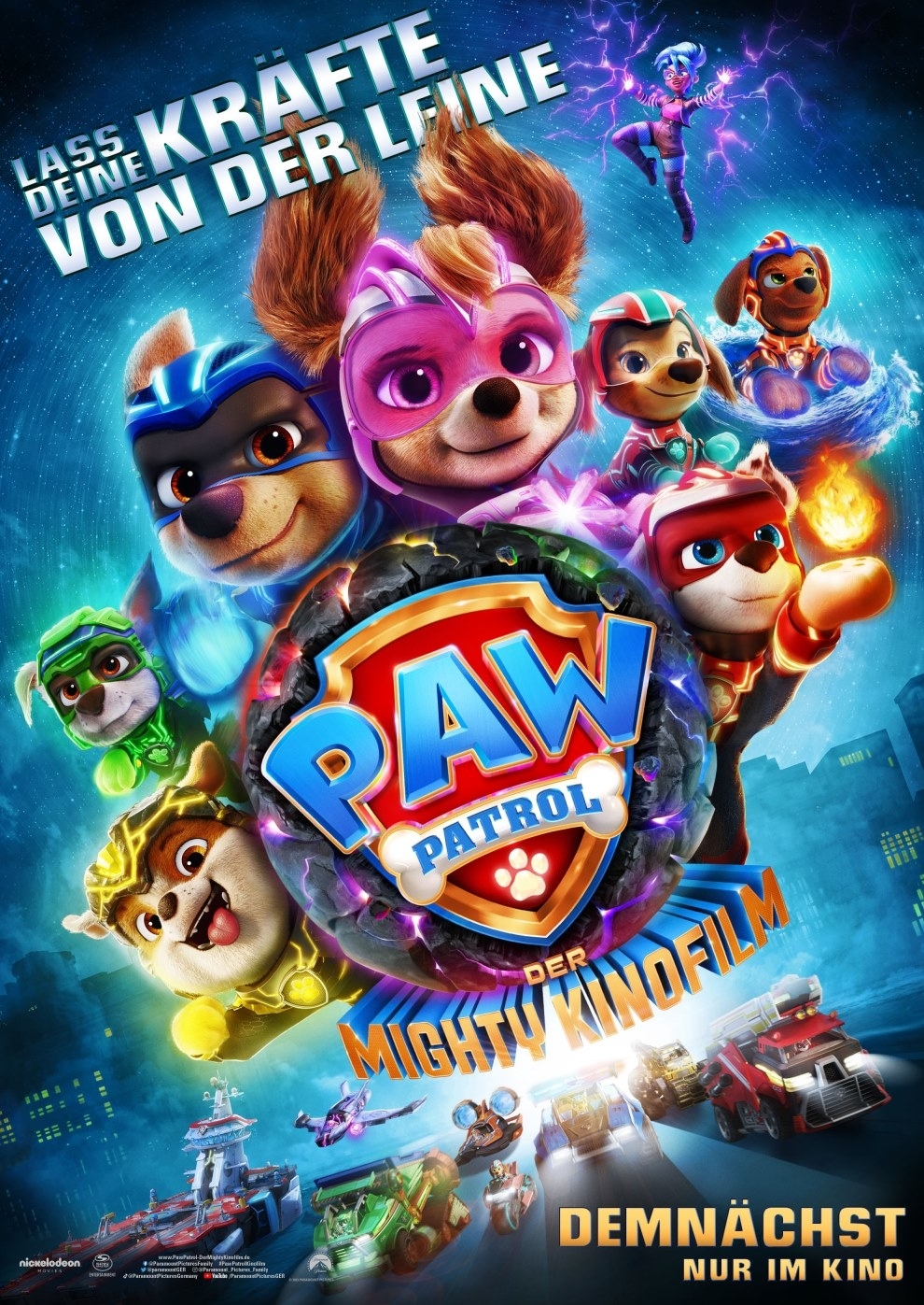 Filmplakat zu Paw Patrol: Der Mighty Kinofilm (OV FSK6)