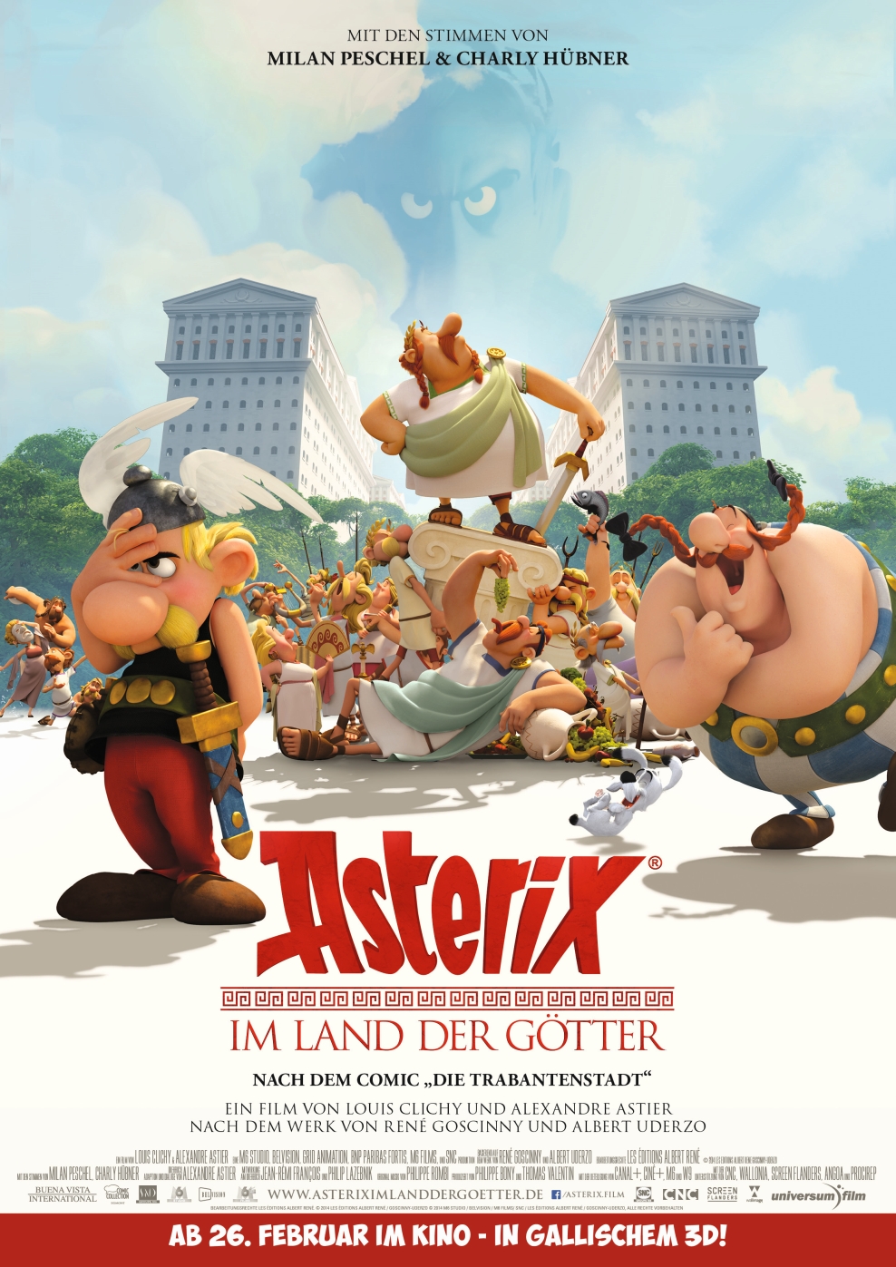 Filmplakat zu Asterix im Land der Götter