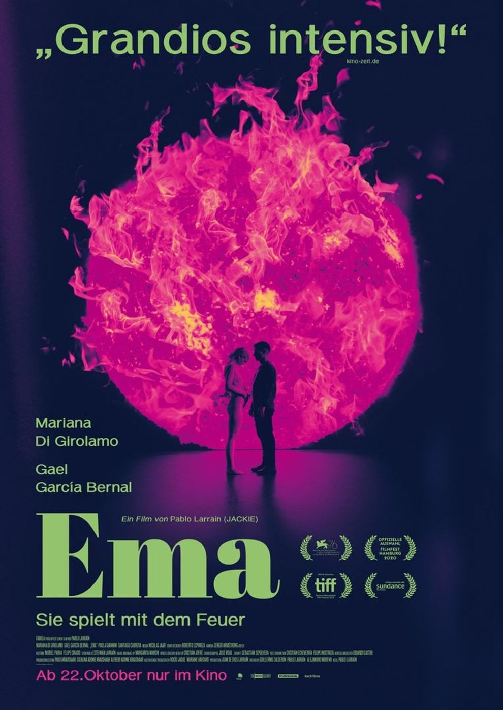 Filmplakat zu Ema - Sie spielt mit dem Feuer
