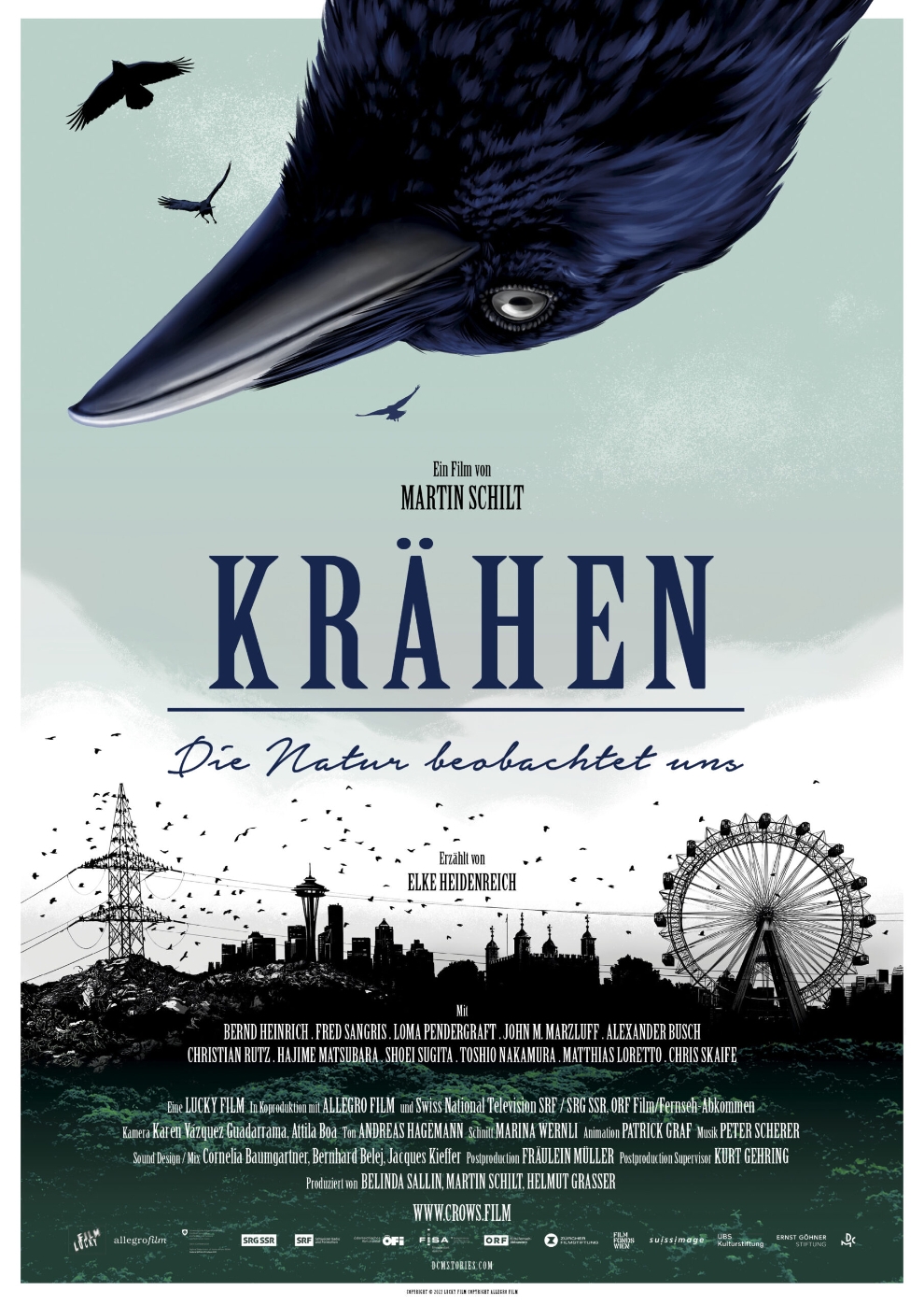 Filmplakat zu Krähen - Die Natur beobachtet uns