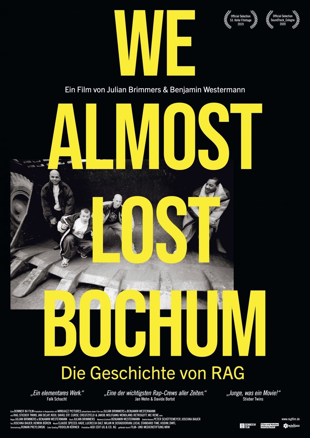 Filmplakat zu We Almost Lost Bochum - Die Geschichte von RAG