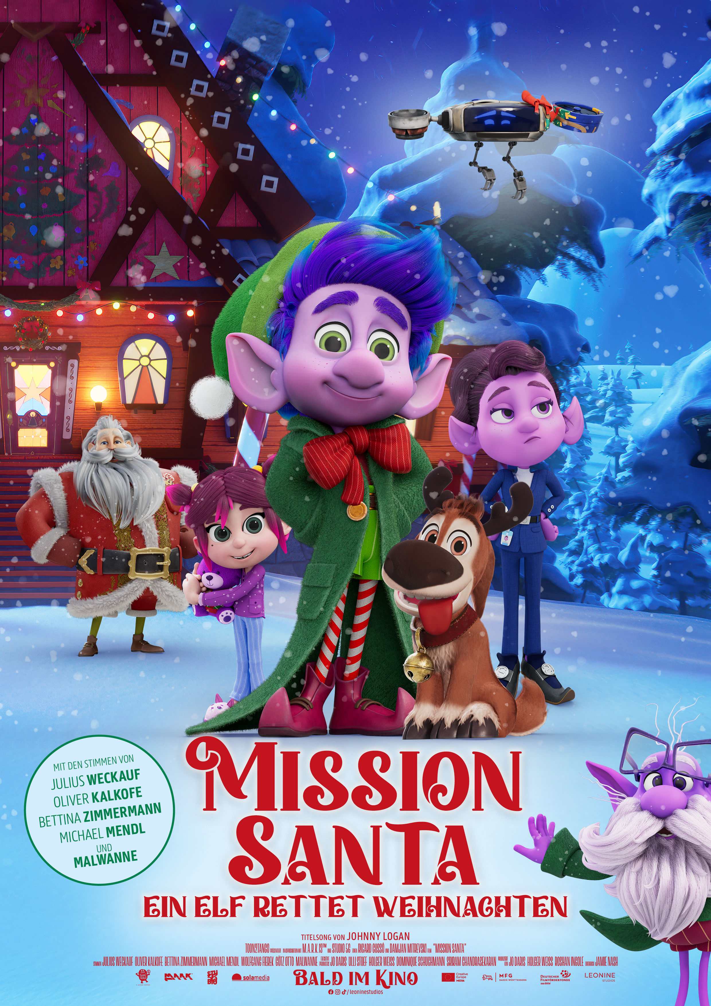 Filmplakat zu Mission Santa - Ein Elf rettet Weihnachten