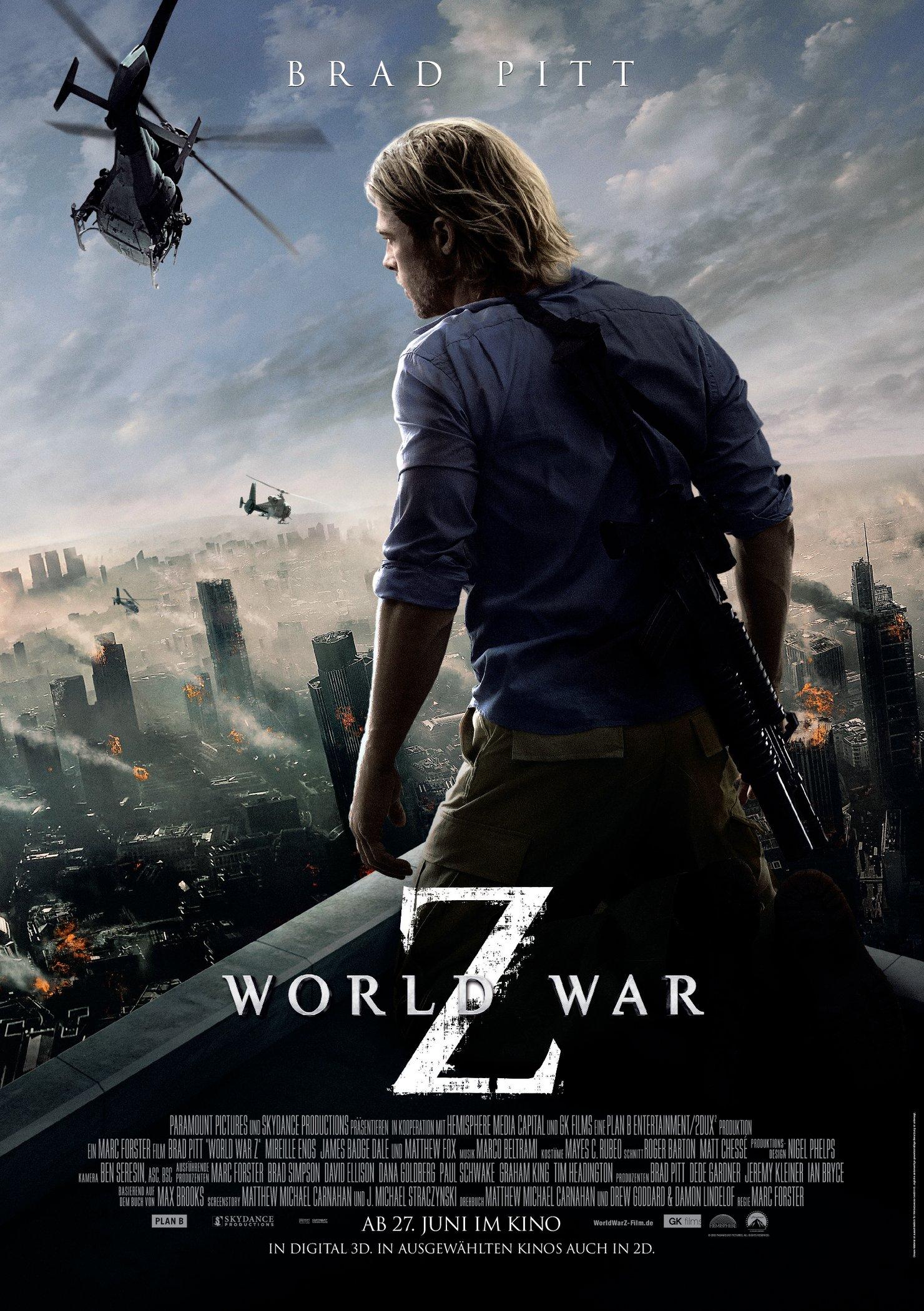 Filmplakat zu World War Z