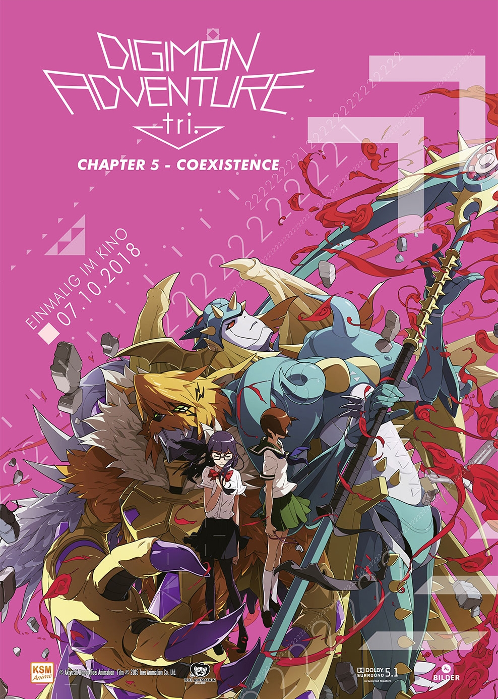 Filmplakat zu Digimon Adventure tri. - Chapter 5: Coexistence