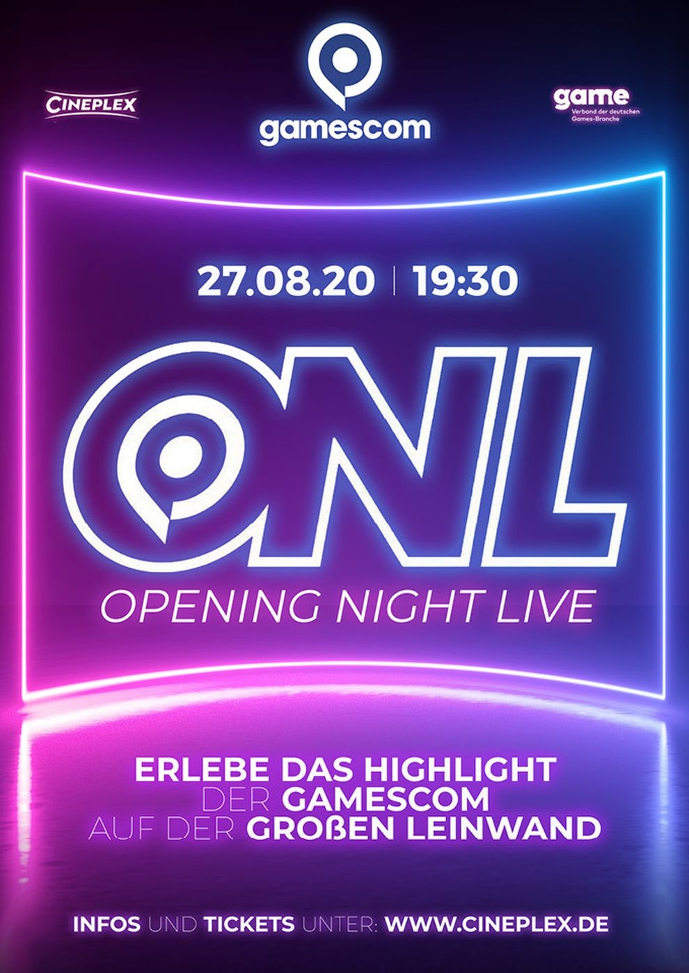 Filmplakat zu gamescom 2020: Opening Night Live